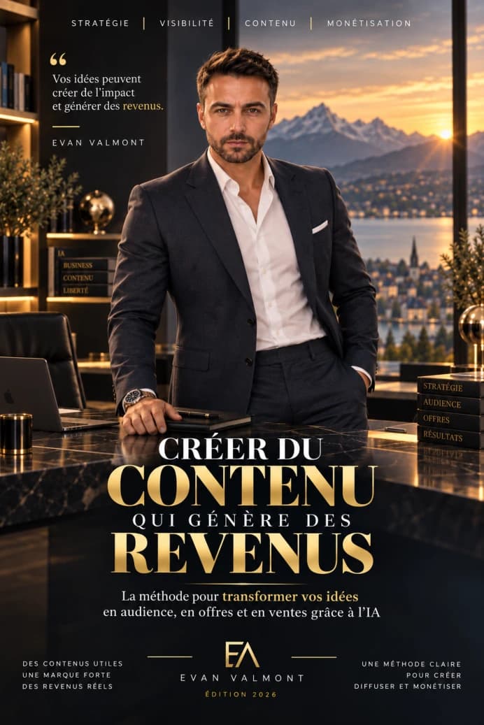 Couverture : Créer des contenus qui génèrent des revenus avec l’IA